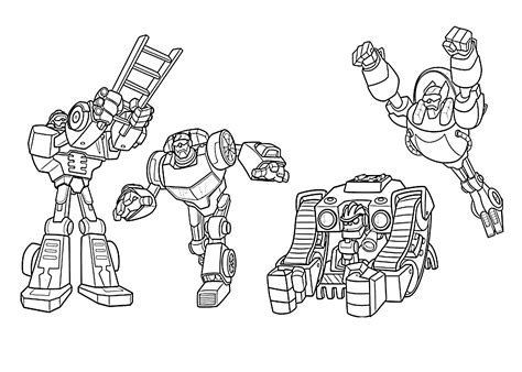 Minifors coloring pages invite children to get acquainted with the characters of the animated series about the struggle between good and evil. All Rescue bots coloring pages for kids, printable free ...