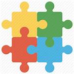 Puzzle Icon Jigsaw Pieces Play Icons Yellow
