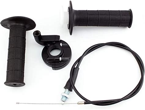 yingshop 22mm twist throttle accelerator handle grip cable set compatible for mini