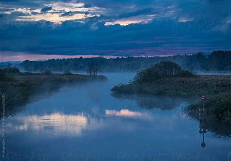 Morning Mist On The River By Photographer Christian B