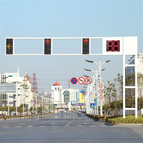 Wholesale Custom Oem Traffic Signal Pole Types Price Flashing Traffic