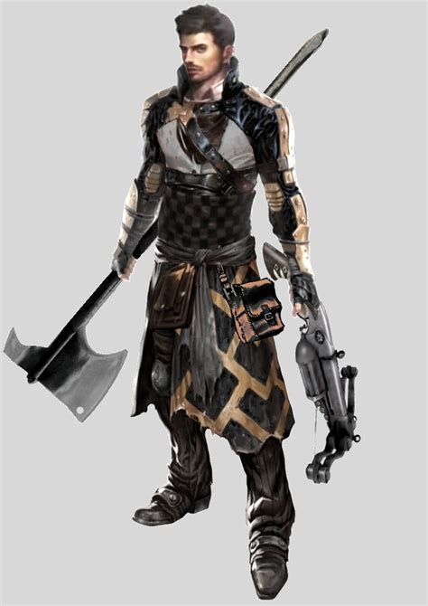Mercenary For Hire Fantasy Character Design Character Portraits