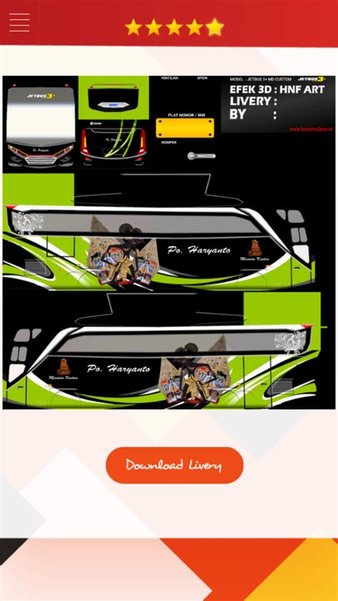 Segera pasang dan unduh livery bussid po hariyanto hd ini yang nantinya akan terus dilakukan livery bus ipdate 2 dengan klakson bus keren serta lampu strobo. Livery Bussid HD Complete for Android - APK Download