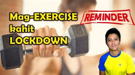 How Exercise Can Help During Lockdown Importance Of Exercise Youtube