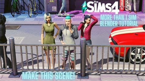 The Sims 4 Blender Tutorials Adding More Than 1 Sim In Blender Youtube