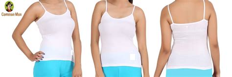 Buy Pack Of 6 Common Mens Soft Cotton Camisoleslip For Women White Online ₹435 From