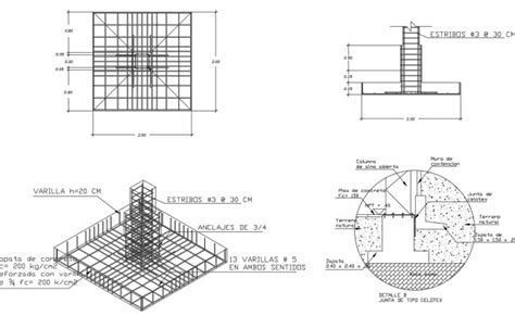 Pile Foundation Details Dwg File Cadbull Otosection
