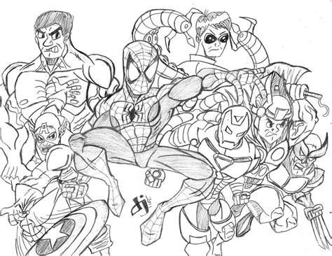 Free the group of super heros, the avengers coloring and printable page. Avengers #74029 (Superheroes) - Printable coloring pages