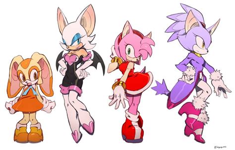 Sonic Girls By Ingoguma On Deviantart Sonic The Hedgehog Shadow The