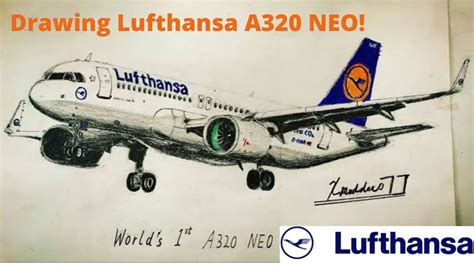 Neo Technology Drawing A Lufthansa Airbus A320neo The Update Of The