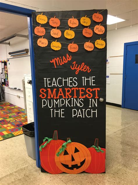 October Classroom Door Ideas