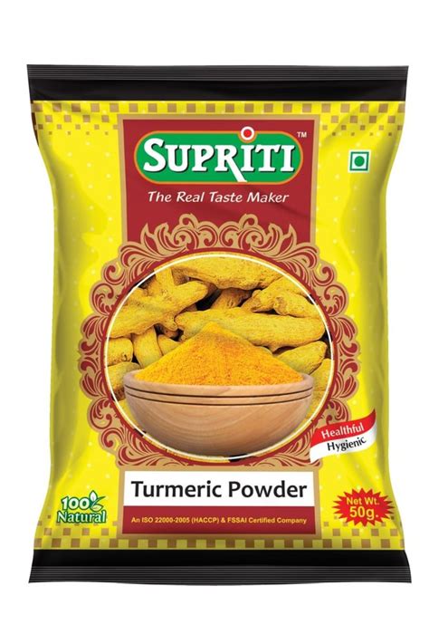 Supriti Turmeric Powder Packaging Size Kg Packaging Type Packet