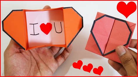 How To Make An Easy Origami Heart Box And Envelope Origami Heart Box