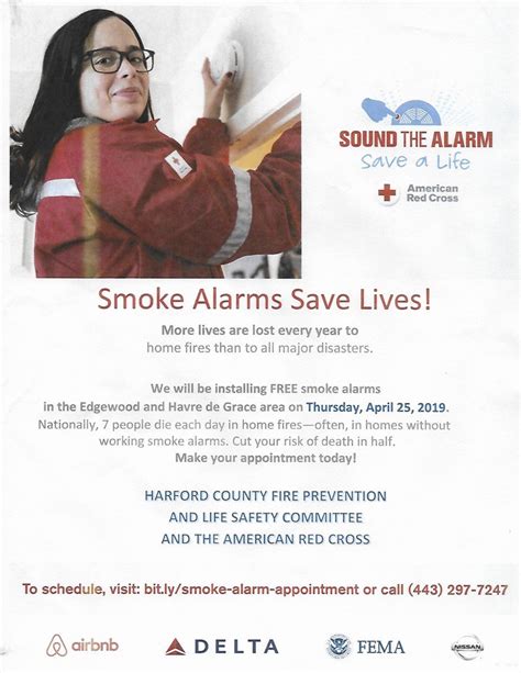 Installing smoke detectors with american red cross home fire campaign подробнее. AMERICAN RED CROSS SMOKE DETECTOR DRIVE | Susquehanna Hose ...