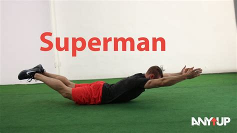 Superman Bodyweight Training Exercise Youtube