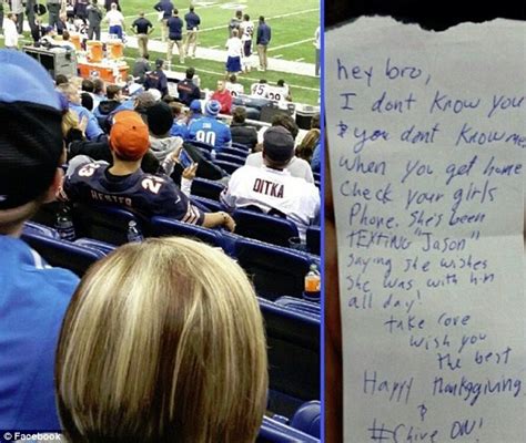 Detroit Lions Fan Passes Note To Man Claiming His