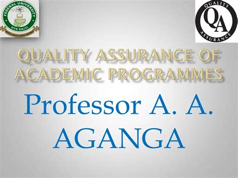 Ppt Quality Assurance Of Academic Programmes Powerpoint Presentation