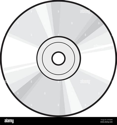 Cd Or Dvd Disc Vector Illustration Stock Vector Image And Art Alamy