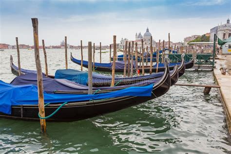 Gondola Boats In Venice Italy Stock Photo Image Of Island Venice