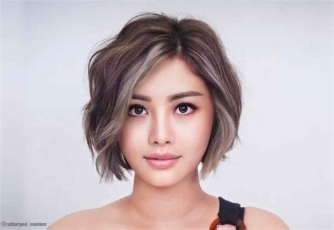 Short Hairstyle 2021 Asian Wavy Haircut