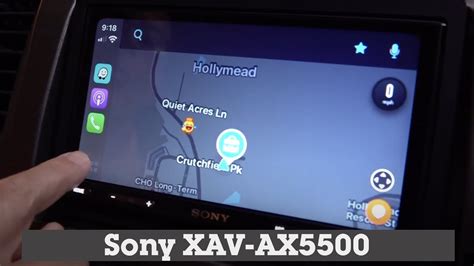 Sony Xav Ax5500 Display And Controls Demo Crutchfield Video Youtube
