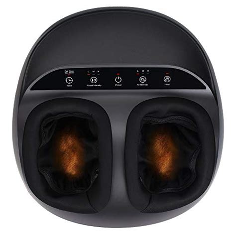 Renpho Shiatsu Foot Massager Machine With Heat Deep Kneading Therapy Air Compression Relieve