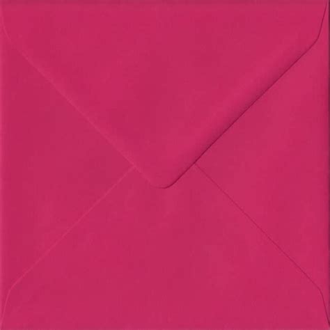 Pink Small Square Envelope Fuchsia Pink Gummed 130mm X 130mm