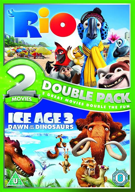 Rio Ice Age 3 Dawn Of The Dinosaurs Double Pack Dvd 2009 Amazon