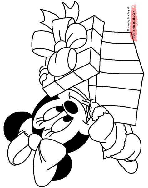 Disney Christmas Coloring Pages 4