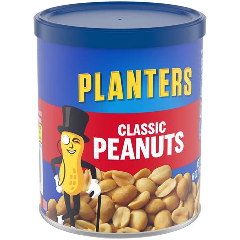 Planters Classic Peanuts 60 Oz Canister