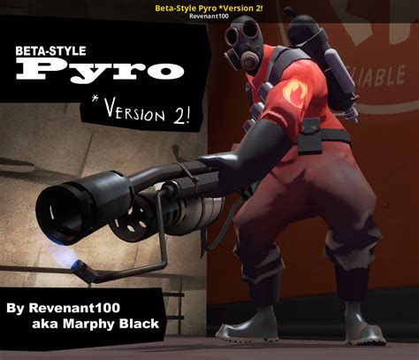 Beta Style Pyro Version 2 Team Fortress 2 Skin Mods