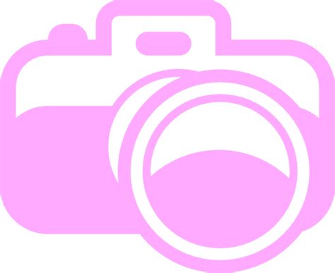 Pink Camera For Photography Logo Clip Art At Vector Clip