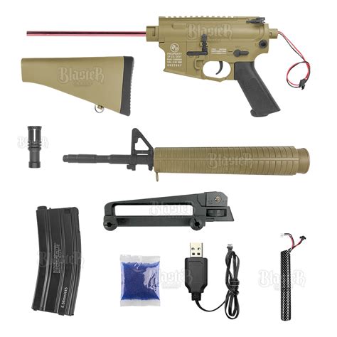 Blg M16 Plastic Body Gel Blaster Sand