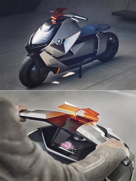 Bmw Motorrad Concept Link Is A Futuristic Electric Motorbike With A