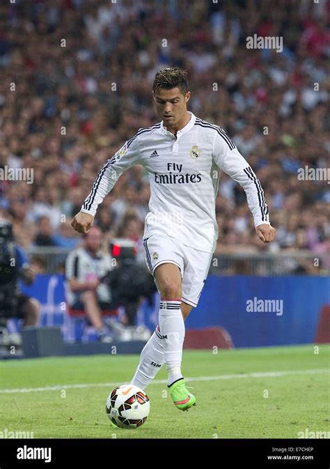 Madrid Spain 13th Sep 2014 Cristiano Ronaldo In Action During Real