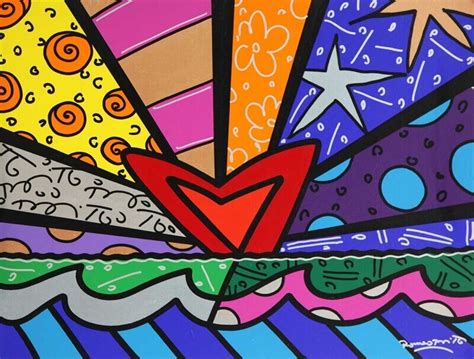 Romero Britto And His Colorful Pop Art Eden Fine Art