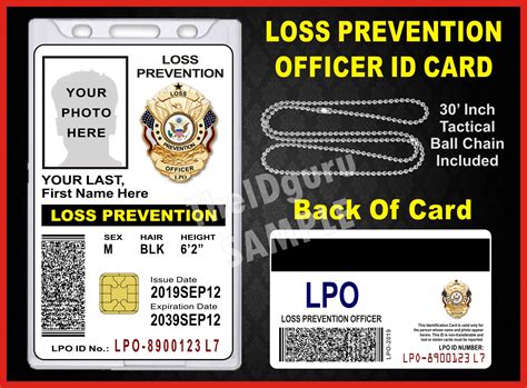 The best way to help prevent data leaks and data loss is to build a layered defense strategy. Loss Prevention Officer ID Card | The Id Guru