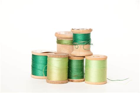 Thread Spools Green I Took These Pictures To Make New Bu Flickr