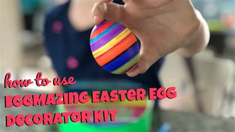 How To Use Eggmazing Easter Egg Decorator Youtube