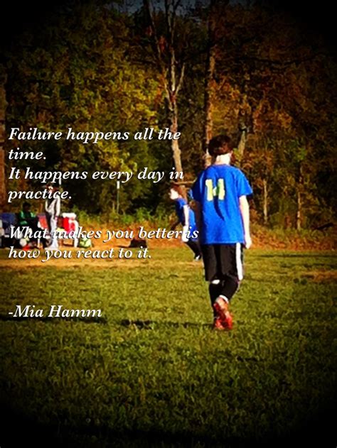 How many goals did mia hamm score in soccer? Quotes About Soccer Mia Hamm. QuotesGram