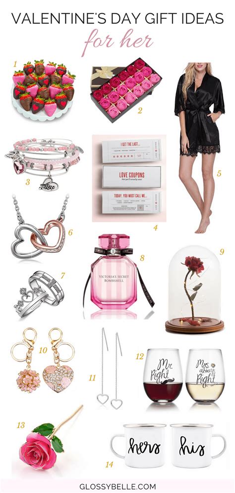 18 Sweet Valentines Day T Ideas For Her 2021 Glossy Belle Girlfriend Ts Birthday