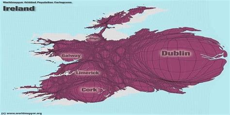 Population Density Map Of Ireland If You Know An Irish