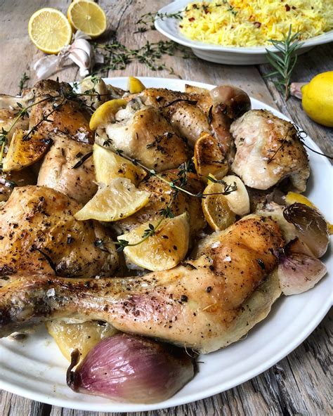 mediterranean chicken with twenty cloves of garlic the lemon apron recipe mediterranean