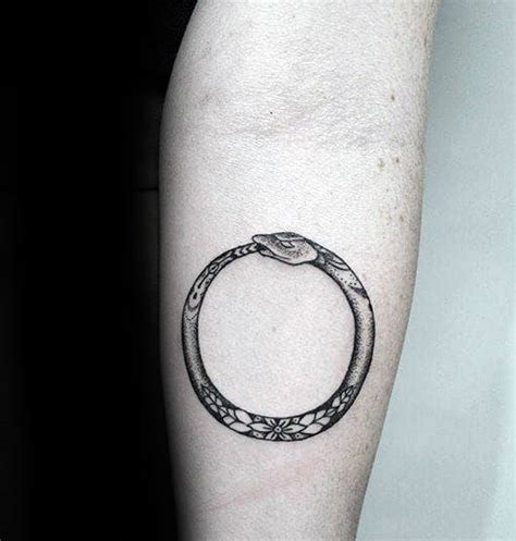 75 Ouroboros Tattoo Designs For Men Circular Ink Ideas
