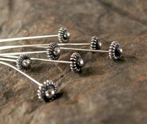 15 Incredible Jewelry Headpin Designs Silver Jewelry Handmade Head