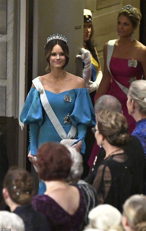 Swedish Royals Wow In Elegant Ball Gowns At The Nobel Prize Ceremony Princess Sofia Of Sweden
