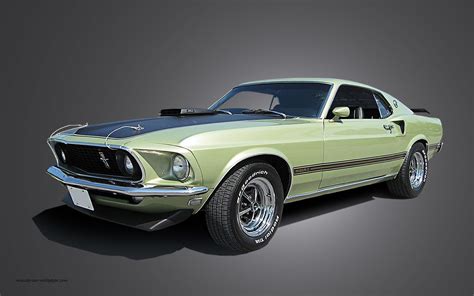 1969 Light Green Mach 1 Mustang Ford Mustang Mustang Mach 1 Mustang