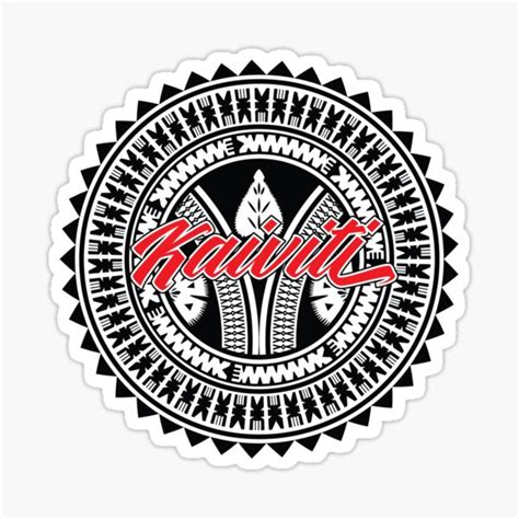 Kaiviti Fiji Kesakesa Tapa Tribal Sticker For Sale By Hueyfiji