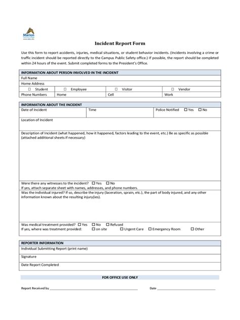 Police Incident Report Form 3 Free Templates In Pdf Word Excel Download