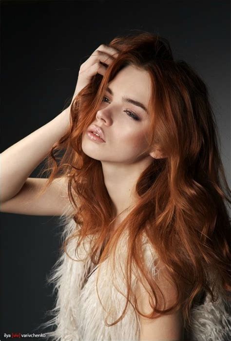darya lebedeva gorgeous hair color gorgeous redhead red hair woman woman face colora hudson